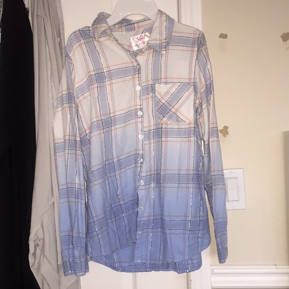 Ombre Plaid Shirt